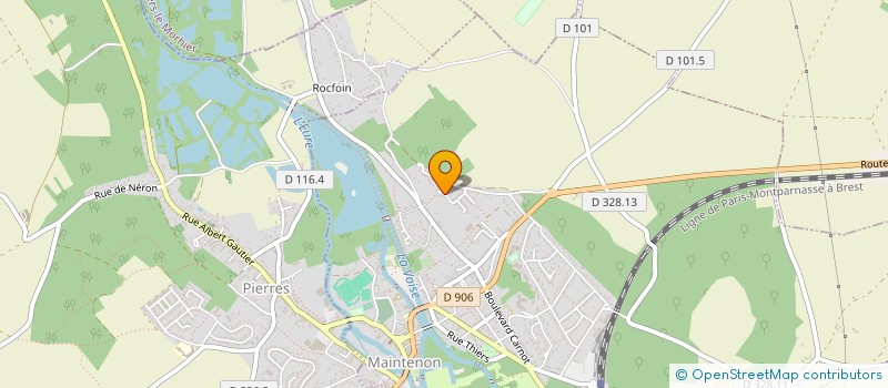 localisation de l'entreprise TAXIS COURSES D'EPERNON à MAINTENON