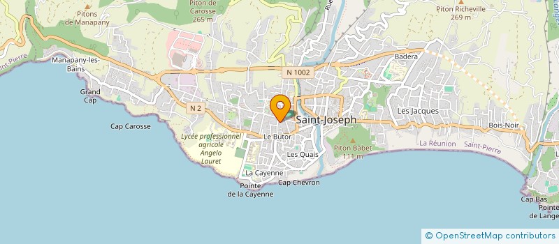 localisation de l'entreprise TAXIS COURTOIS à SAINT-JOSEPH