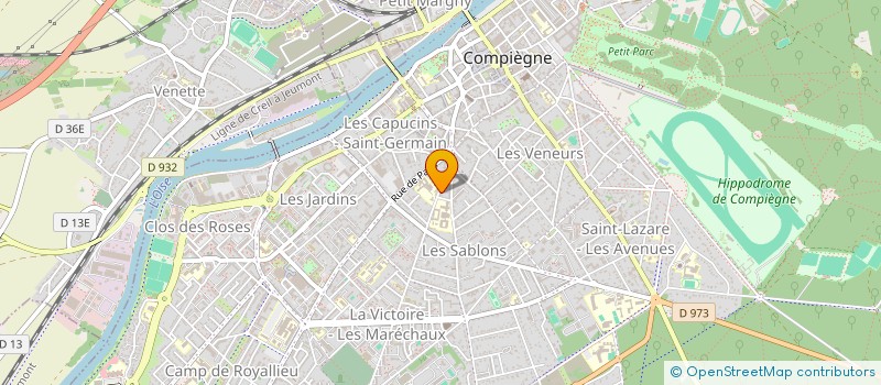 localisation de l'entreprise TAXIS DARAS  COMPIEGNE