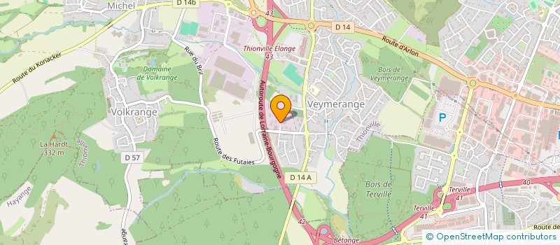 localisation de l'entreprise TAXIS DE L'ARC MOSELLAN  THIONVILLE