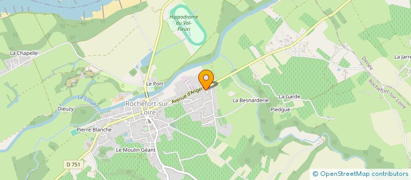 localisation de l'entreprise TAXIS DE L'HYROME  VAL-DU-LAYON