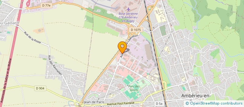 localisation de l'entreprise TAXIS DE LA CHARMETTE  AMBERIEU-EN-BUGEY