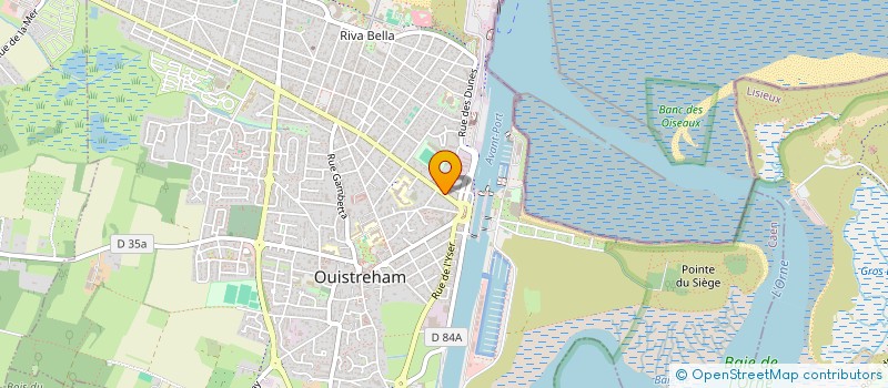 localisation de l'entreprise TAXIS DE LA COTE  OUISTREHAM