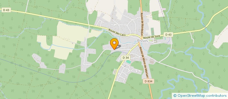 localisation de l'entreprise TAXIS DE LA HAUTE LANDE  PISSOS