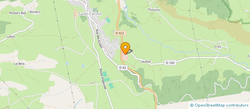 localisation de l'entreprise TAXIS DE LA VALLEE à SAINT-CERNIN