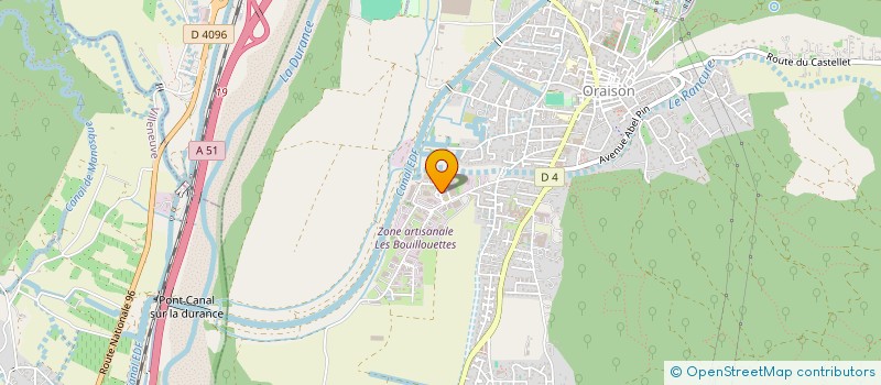 localisation de l'entreprise TAXIS DE MONTFORT CLAUDINE B  ORAISON