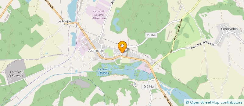 localisation de l'entreprise TAXIS DES COULEURS à ARANDON-PASSINS