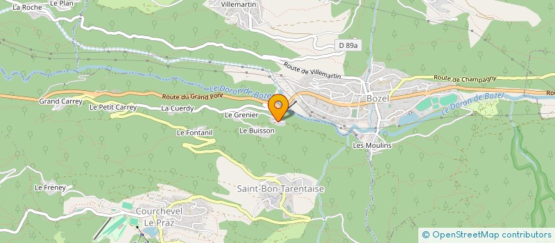 localisation de l'entreprise TAXIS DES NEIGES à COURCHEVEL