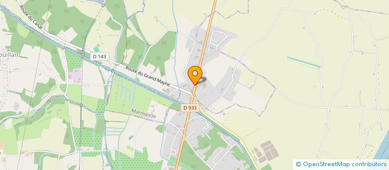 localisation de l'entreprise TAXIS DES SABLES  MARMANDE