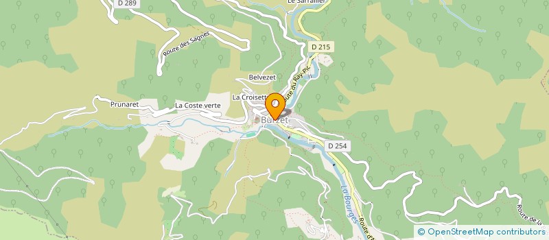 localisation de l'entreprise TAXIS DESVIDEAUX  BURZET