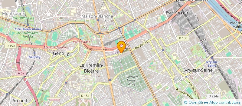 localisation de l'entreprise TAXIS DRIVERS  IVRY-SUR-SEINE