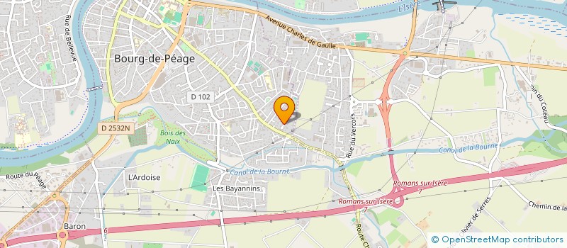 localisation de l'entreprise TAXIS DROMOIS  BOURG-DE-PEAGE