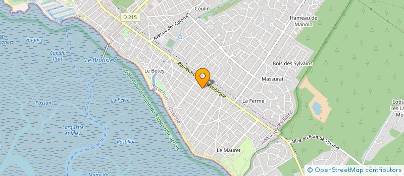 localisation de l'entreprise TAXIS DU BASSIN  MIOS