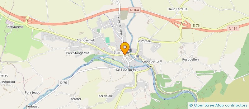 localisation de l'entreprise TAXIS DU BLAVET  GOUAREC