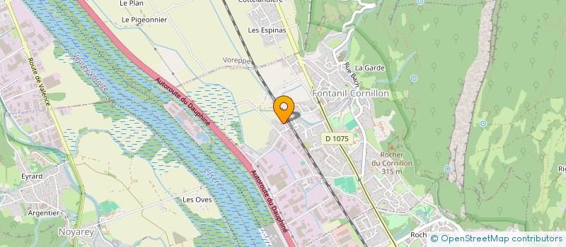 localisation de l'entreprise TAXIS DU CORNILLON  FONTANIL-CORNILLON