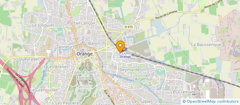 localisation de l'entreprise TAXIS DU GRAND ORANGE  ORANGE