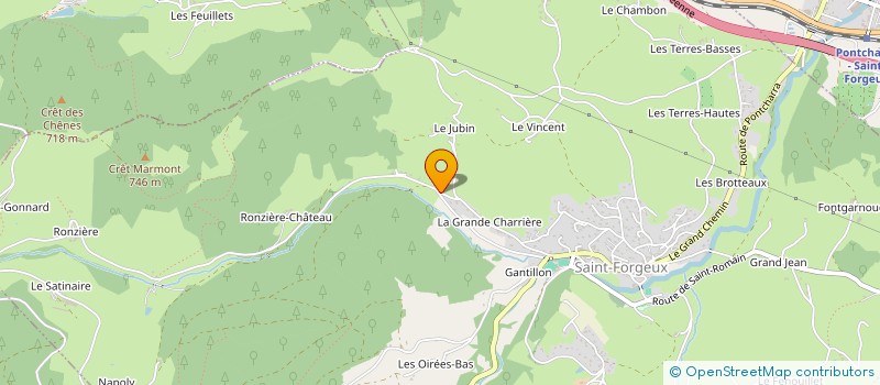 localisation de l'entreprise TAXIS DU PAYS DE L'ARBRESLE  SARCEY