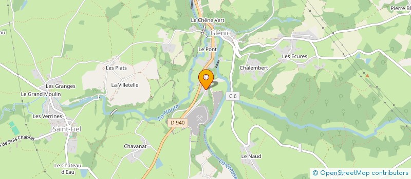 localisation de l'entreprise TAXIS DU VIADUC à GUERET