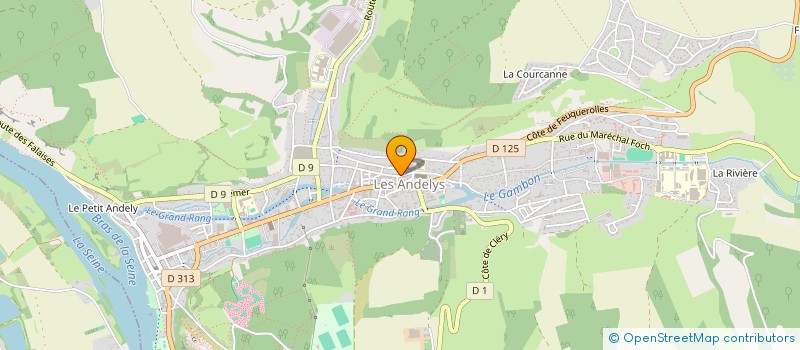 localisation de l'entreprise TAXIS DUCHESNE PERE ET FILS à LES ANDELYS