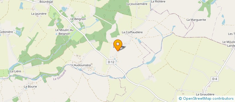 localisation de l'entreprise TAXIS DUPRAT à SAINTE-FLAIVE-DES-LOUPS