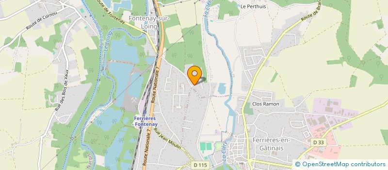 localisation de l'entreprise TAXIS ELOY à FONTENAY-SUR-LOING