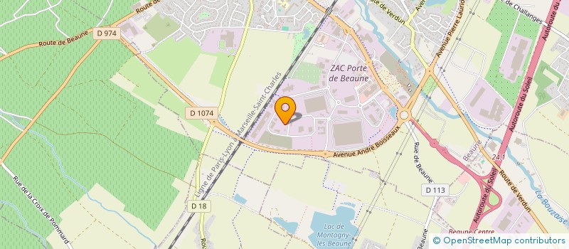 localisation de l'entreprise TAXIS ET TRANSPORTS HERAUD à BEAUNE