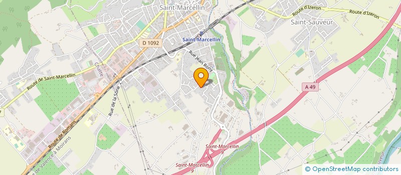 localisation de l'entreprise TAXIS FABRICE GEMO  LA MOTTE-FANJAS