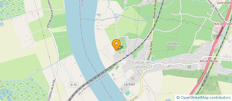 localisation de l'entreprise TAXIS FRERES SOK à CUBZAC-LES-PONTS