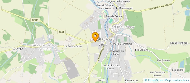 localisation de l'entreprise TAXIS GUILLEMAIN à SAINTE-GENEVIEVE-DES-BOIS