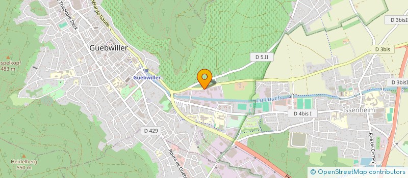 localisation de l'entreprise TAXIS GURLY  GUEBWILLER