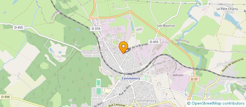 localisation de l'entreprise TAXIS HILLION à COMMENTRY