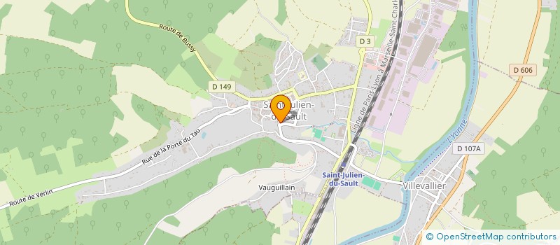 localisation de l'entreprise TAXIS ICAUNAIS à VILLEBLEVIN
