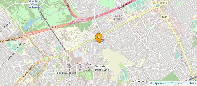 localisation de l'entreprise TAXIS JAL  VILLEPINTE