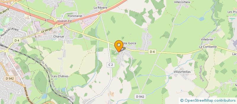 localisation de l'entreprise TAXIS JOUANY à SAINTE-FEYRE