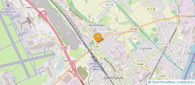localisation de l'entreprise TAXIS LIBERTE à SAINT-LOUIS