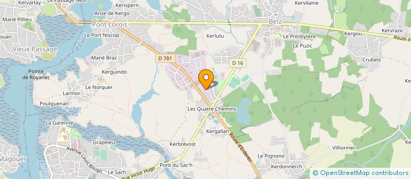 localisation de l'entreprise TAXIS LOFFICIAL-METAIREAU  BELZ