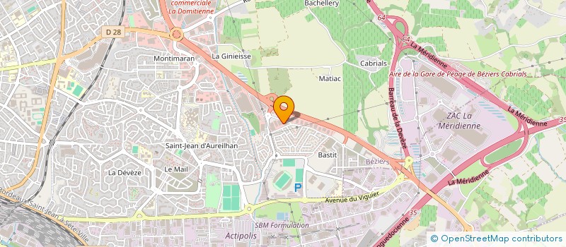 localisation de l'entreprise TAXIS LSJ  NARBONNE