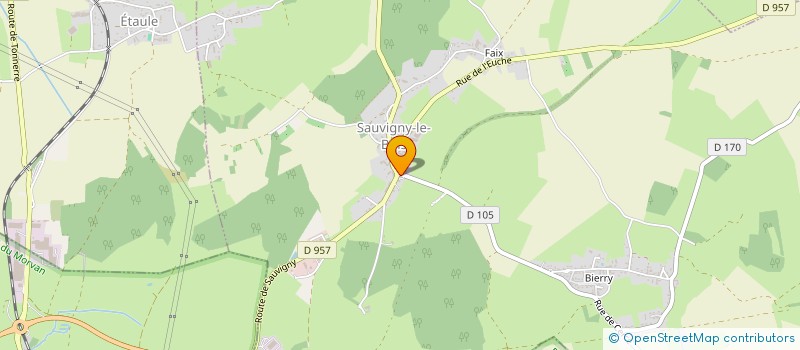 localisation de l'entreprise TAXIS LUC MOFFRONT à SAUVIGNY-LE-BOIS