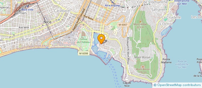 localisation de l'entreprise TAXIS MB à NICE