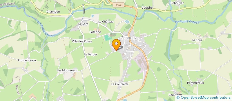 localisation de l'entreprise TAXIS MERCIER  GENOUILLAC