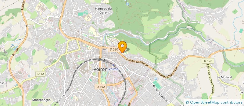 localisation de l'entreprise TAXIS MEYLAN à VOIRON