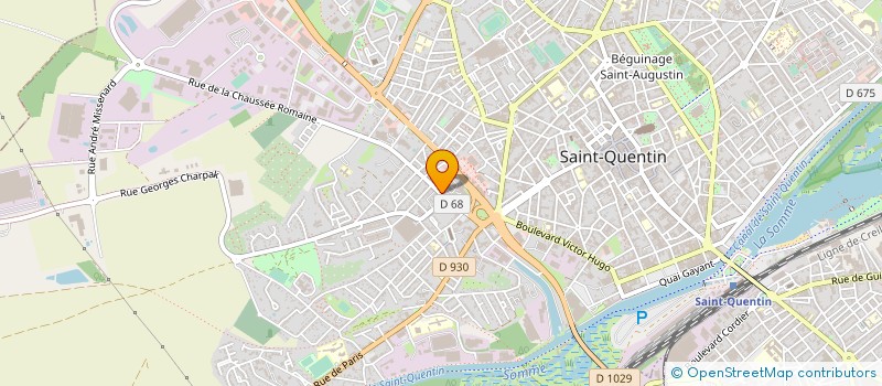 localisation de l'entreprise TAXIS MOISSON à SAINT-QUENTIN