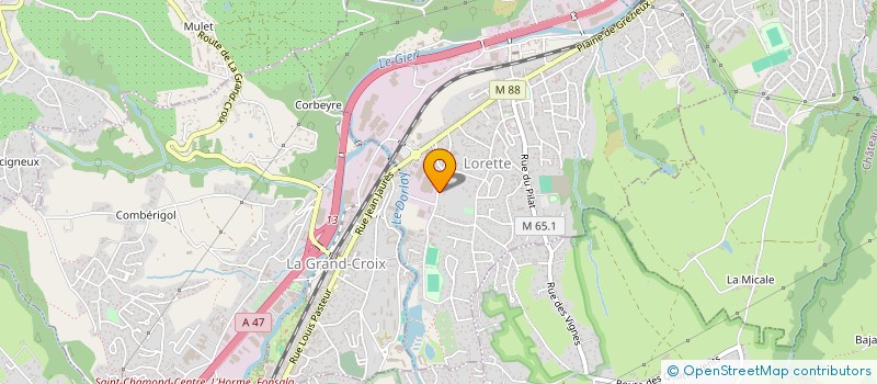 localisation de l'entreprise TAXIS OSMANE  LORETTE