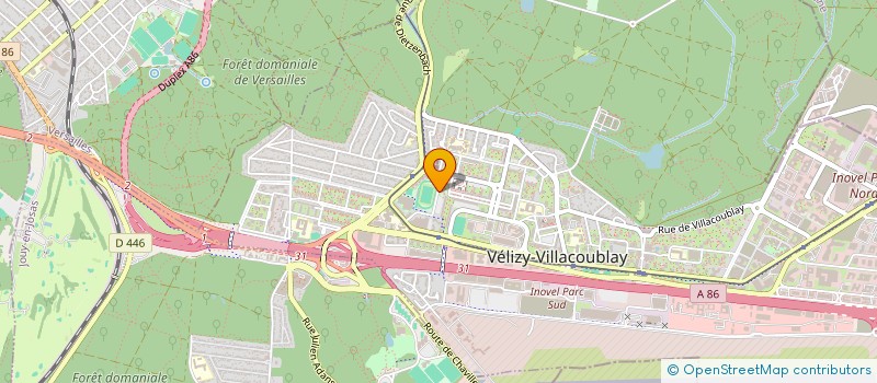localisation de l'entreprise TAXIS RADIO DILIGENCE  VELIZY-VILLACOUBLAY