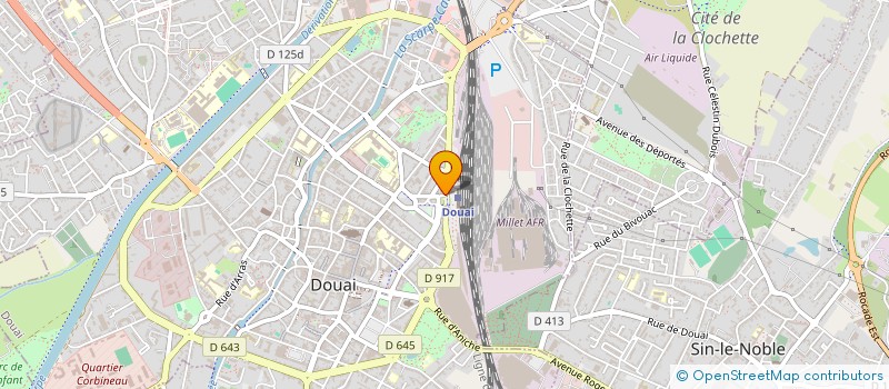 localisation de l'entreprise TAXIS RADIOS DOUAISIENS à DOUAI