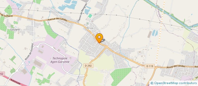 localisation de l'entreprise TAXIS RAPIDES AQUITAINE  BRAX