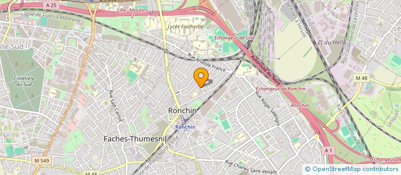 localisation de l'entreprise TAXIS REMI  RONCHIN