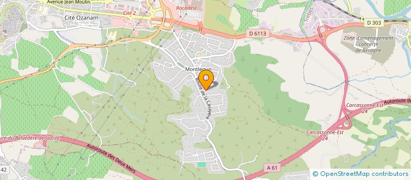 localisation de l'entreprise TAXIS ROQUES  CARCASSONNE