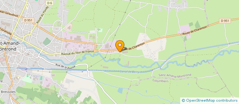 localisation de l'entreprise TAXIS SAINT AMANDOIS  SAINT-AMAND-MONTROND