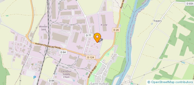 localisation de l'entreprise TAXIS SAINT JACQUES  SAINT-VULBAS